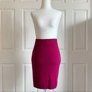 Vintage United Colors of Benetton Wool Pink Skirt